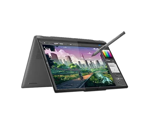 Lenovo Yoga 7 14 Ryzen7 / 16Gb RAM DDR5/ 512Go SSD M.2/ Ecran 14 pouces / Clavier Français rétro-éclairé / FreeDos